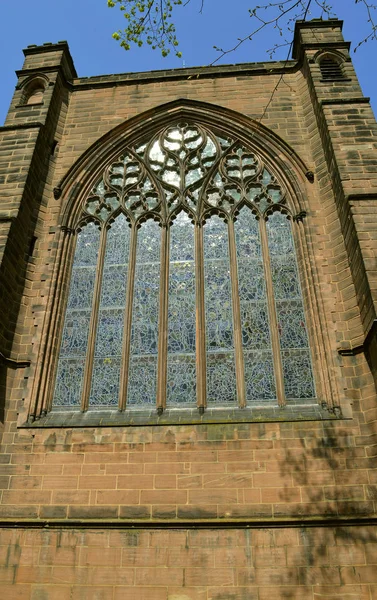 Chester cattedrale vetrata — Foto Stock