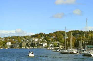 Bowness-on-Windermere marina clipart