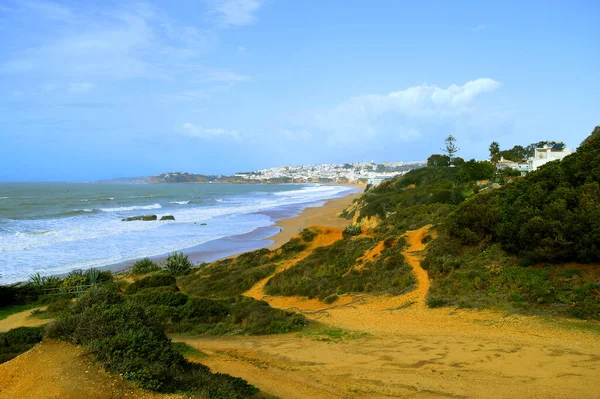 Plage d'Albufeira sur la côte de l'Algarve — Photo