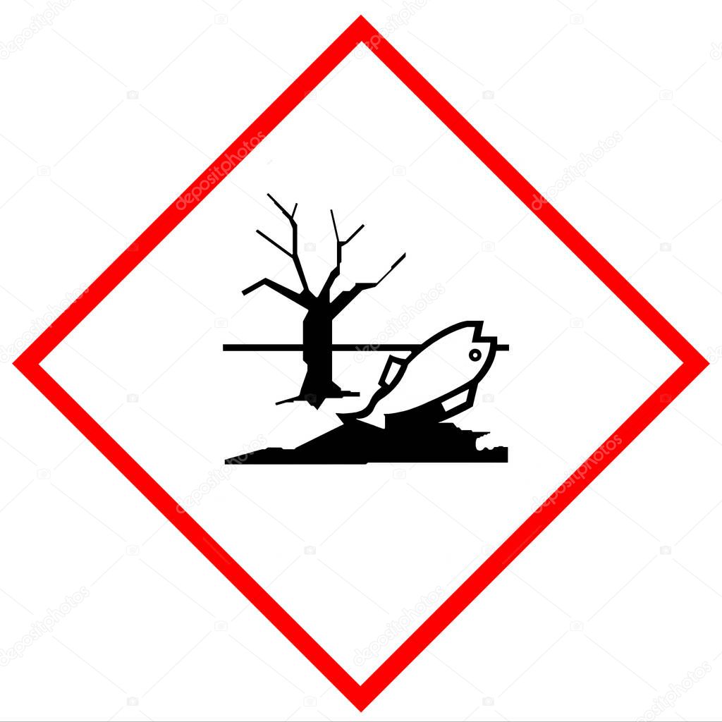 Harmful to the environment pictogram
