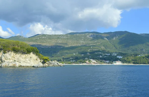 Côte Paxos Une Petite Île Sud Corfou Une Des Îles — Photo