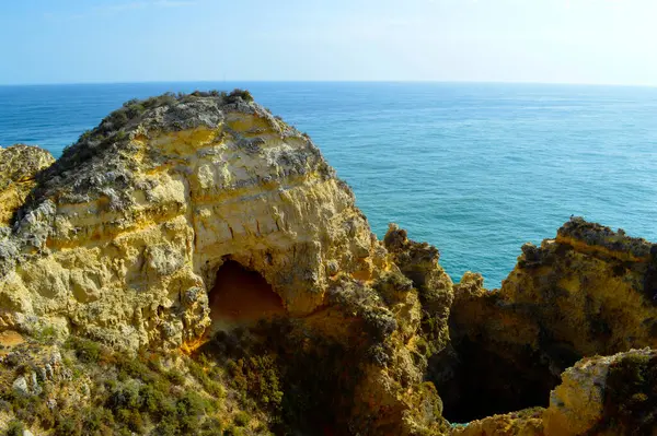 Ponta Piedade Spectacular Rock Formation Algarve Coast Portugal — Stock Photo, Image