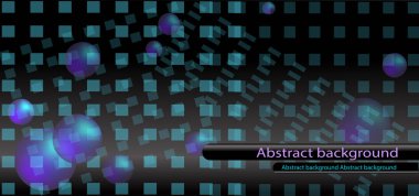 Karanlık bir arkaplanda geometrik şekillerin vektör çizimi. İş konsepti. Pankarttaki vektör gradyan arkaplanı.