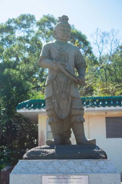 Sculpture of Chinese god with animal Zodiac near Tian Tan or the