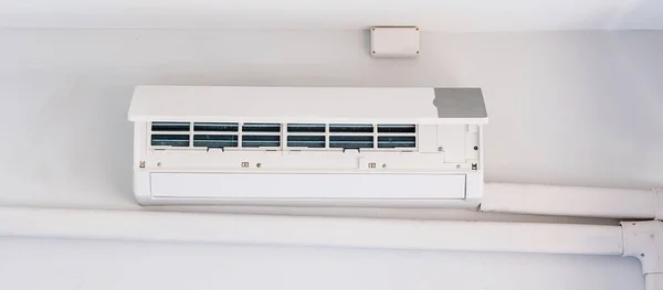 Air conditioner during Maintenance indoor. Cleaning, Washing and Conditioning Service concept