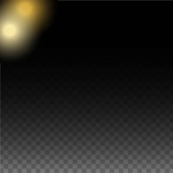 Gold Glitter Vector Texture auf einem Schwarz. Goldenes Glühmuster. Goldene Weihnachten und Neujahr Schnee. Goldene Konfettiexplosion. Sternenstaub. Abstraktes Flimmern Hintergrund mit einem Party-Licht-Design. — Stockvektor