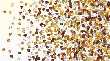 Kupa Parıltısı Parçacıkları Konfeti ile Gerçekçi Arka plan. Parıltı Işıkları dokusu. Kutlama şablonu. Işık lekeleri. Konfeti patlaması. Parıldayan Vektör İllüstrasyonu. Banner için Tasarım.