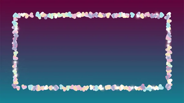 Ρεαλιστικό φόντο με κομφετί καρδιών Glitter Σωματίδια. Σπινθηροβόλα φώτα. Σχέδιο εορτασμού. Φωτεινές κηλίδες. Έκρηξη κομφετί. Εικονογράφηση Glitter Vector. Σχεδιασμός για το Banner. — Διανυσματικό Αρχείο