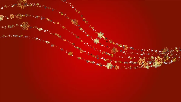 크리스마스 Vector Background with Falling Glitter Snowflakes and Stars. 투명 한 곳에서 고립되어 있습니다. 실제적 인 스노우 트윙클 리 패턴. Glitter Overlay Print 의 약자이다. 겨울 파티. 배너, 포스터를 위한 설계. — 스톡 벡터