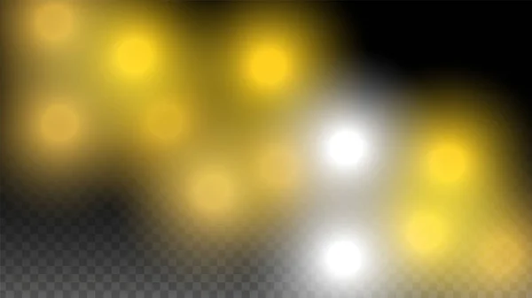 Gold Glitter Vector Texture auf einem Schwarz. Goldenes Glühmuster. Goldene Weihnachten und Neujahr Schnee. Goldene Konfettiexplosion. Sternenstaub. Abstraktes Flimmern Hintergrund mit einem Party-Licht-Design. — Stockvektor