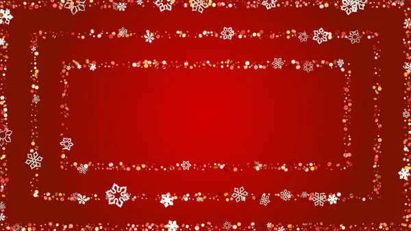 Vánoční vektor pozadí s padající třpytky vločky a hvězdy. Izolovaný na Transparentu. Realistický model Snow Twinkly. Glitter Overlay Print. Winter Party. Design pro banner, plakát. — Stockový vektor