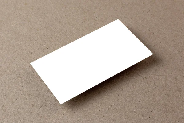 Märkesidentitetsmockup Blank Företag Brevpapper Som Cardboar Eller Eco Stil Texturerat — Stockfoto