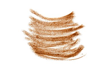 Beyaz bir kağıda balmumu kalemle yazılmış karalamalar. Beyaz arkaplanda kes