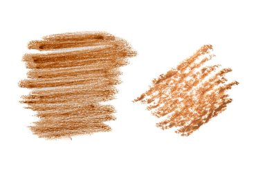 Beyaz bir kağıda balmumu kalemle yazılmış karalamalar. Beyaz arkaplanda kes