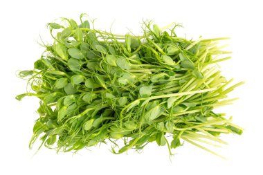 Mikroçerez fasulye üstü. Beyaz arkaplanda kes.