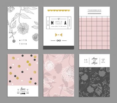 Romantik davetiyeler koleksiyonu 