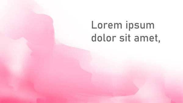 Glückliche Valentinstag Rosa Aquarell Stil Verkauf Promotion Banner Plakat Oder — Stockvektor