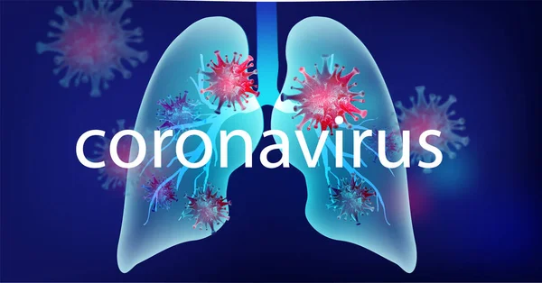 Wirus Koronawirusowy 2019 Ncov Element Konceptu Medycznego Wirus Mikroskopu Zbliżenie — Wektor stockowy