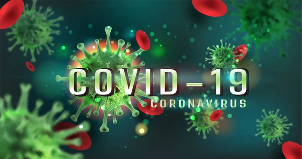 Coronavirus 2019 Ncov Sobre Fondo Blanco Aislado Elemento Para Concepto — Archivo Imágenes Vectoriales