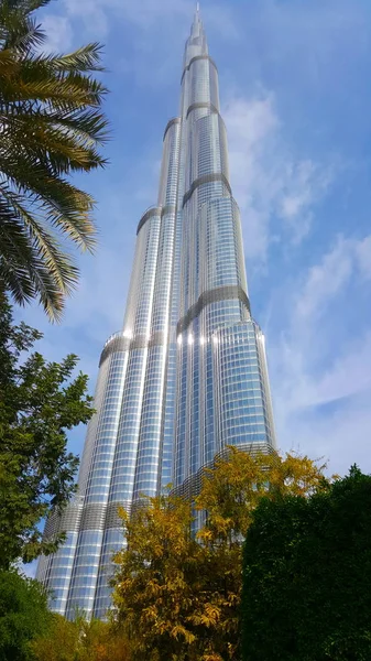 Dubai Uitzicht Het Hoogste Gebouw Ter Wereld Burj Khalifa — Stockfoto