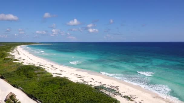 Mar Caribe Cozumel — Vídeo de stock