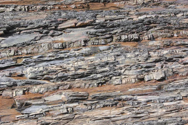 Rio de montanha de pista de pedra — Fotografia de Stock