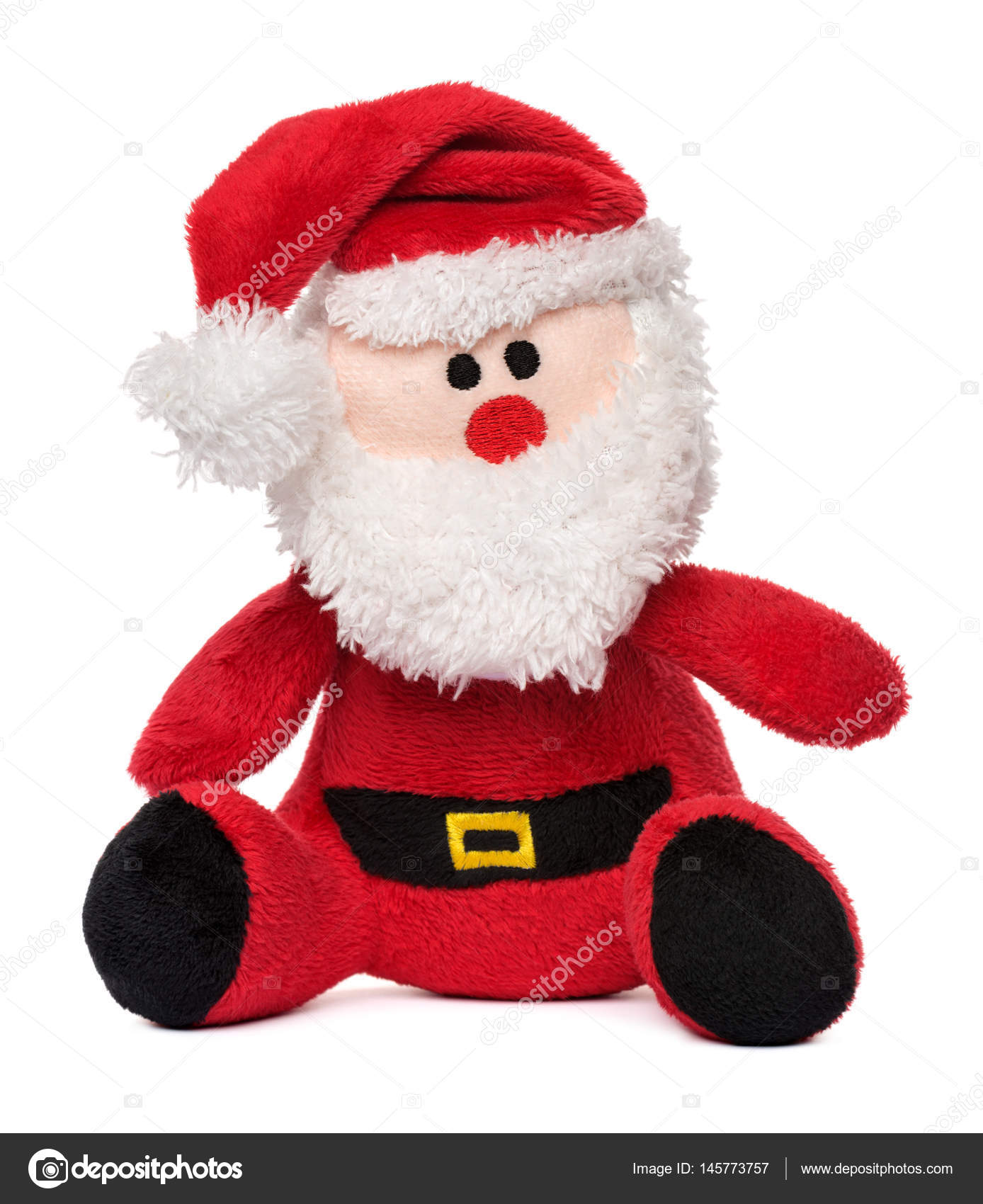 Petit Père Noël peluche jouet image libre de droit par mdorottya