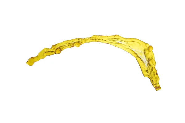 Flying yellow splash — Stock Photo, Image