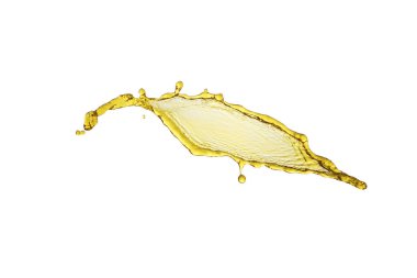 izole sıçrama açık sarı renk