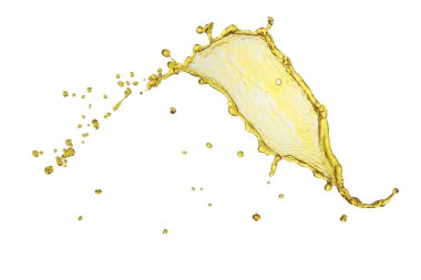 Beyaz arka plan üzerinde izole güzel yağ spreyi