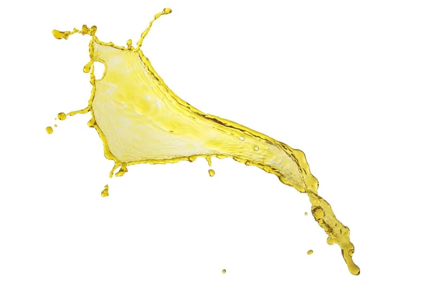 Engine oil splashing isolated on white background — Stock Photo, Image