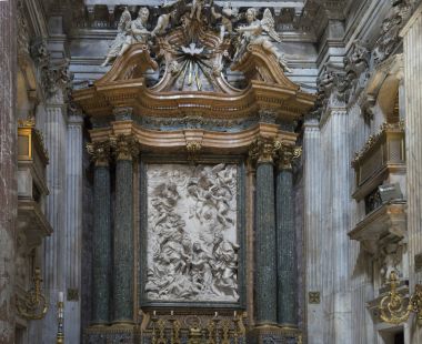 Mimari Detaylar ve iç Kilisesi Saint Agnes (Santa