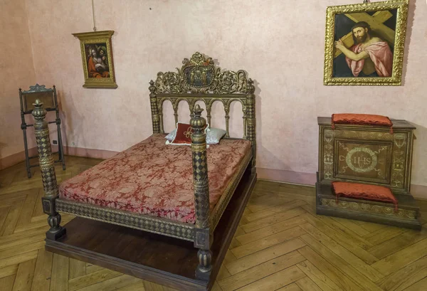 Château Saint Angelo. Détail de la chambre. Vue intérieure. Rome. Ita — Photo