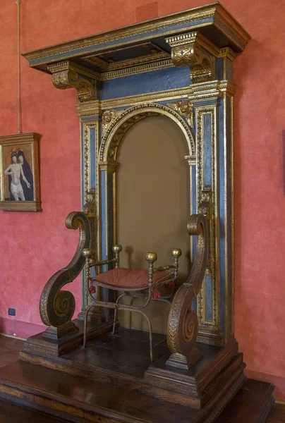 城堡圣安杰洛。详细的大厅。内部视图。罗马。意大利. — 图库照片