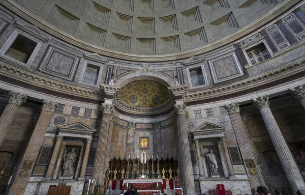 Panthéon à Rome. Ancien panthéon romain. Vue intérieure. Rome, I — Photo