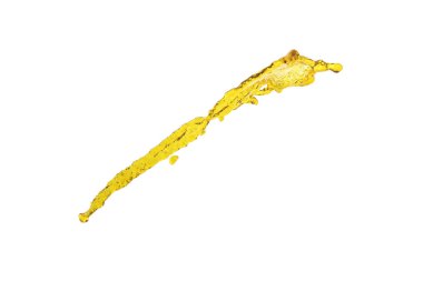 beyaz izole uçan yağ sıçrama