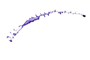 izole sıçrama mor renk 