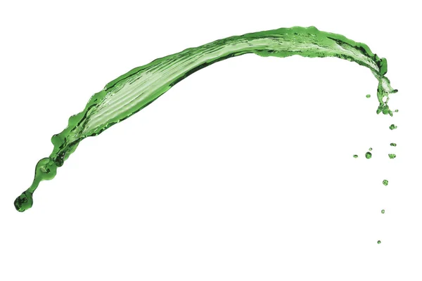 Изолированный всплеск зеленого цвета — стоковое фото