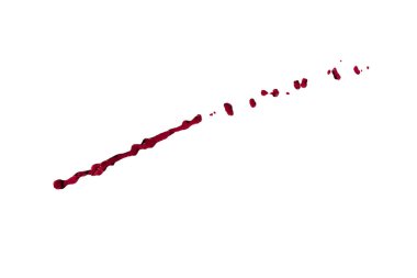 sıvı sıçrama kırmızı renk beyaz arka plan üzerinde