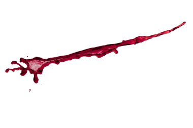 beyaz zemin üzerine sıvı sıçrama kırmızı renk