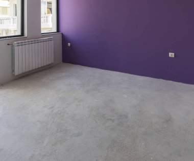 Bitmemiş iç daire gri c ile yapım aşamasında