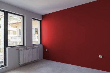 Bitmemiş iç daire yapım aşamasında. Boyalı wa