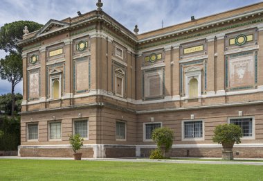 Dünya ünlü turistik yerden Vatikan Müzesi görüntüleyin. Vatikan, 