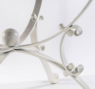 Güzel kavisli detaylarını Ferforje, yapısı ve süsleme