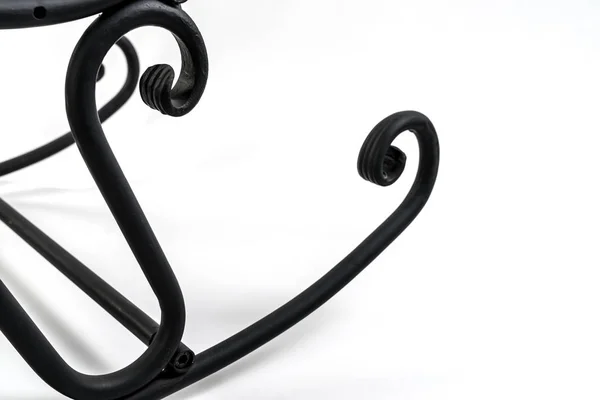 Beautiful curved ornaments of wrought iron — Stock Photo, Image