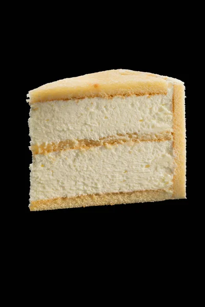 Piece of appetizing dessert with vanilla cream — Stock Photo, Image