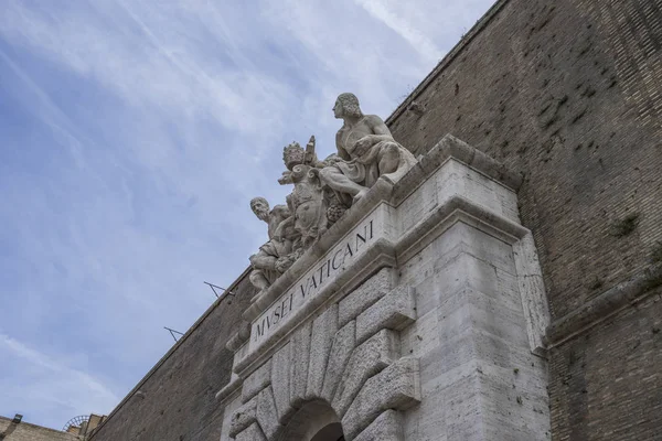 Vatikanstaten Italien Juni 2017 Ingången Till Vatikanmuseerna Dagen — Stockfoto