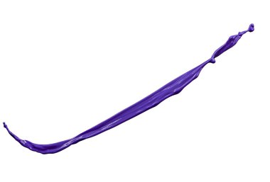 Güzel mor boya beyaz arka planda izole edilmiş.