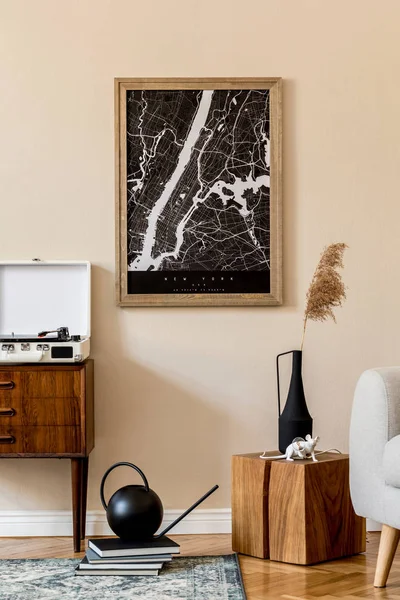 Beautiful Room Interior Design Elements Decor — Stockfoto
