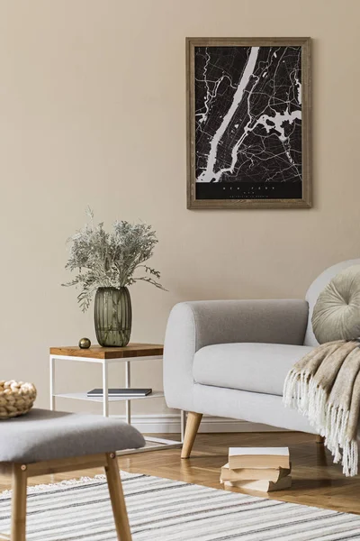 Beautiful Room Interior Design Elements Decor — 스톡 사진